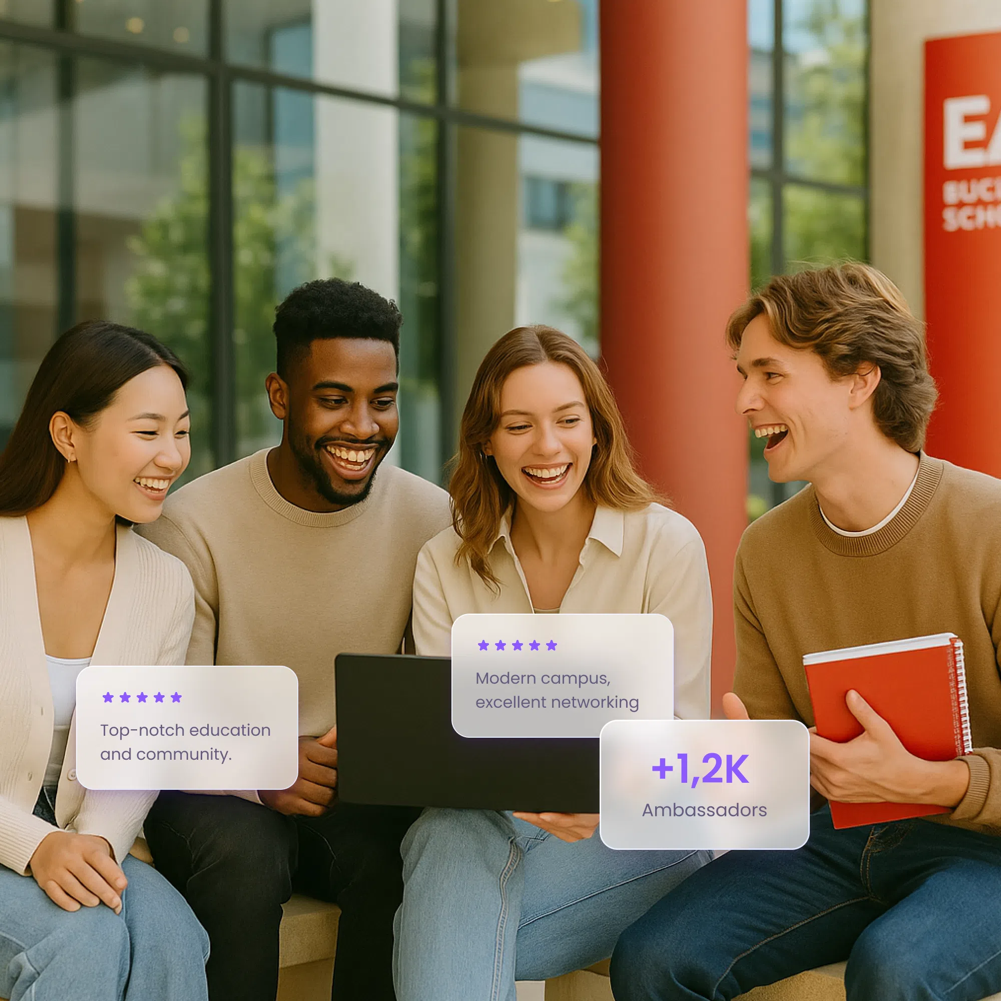 A sparkling new online reputation and a school full of engaged students